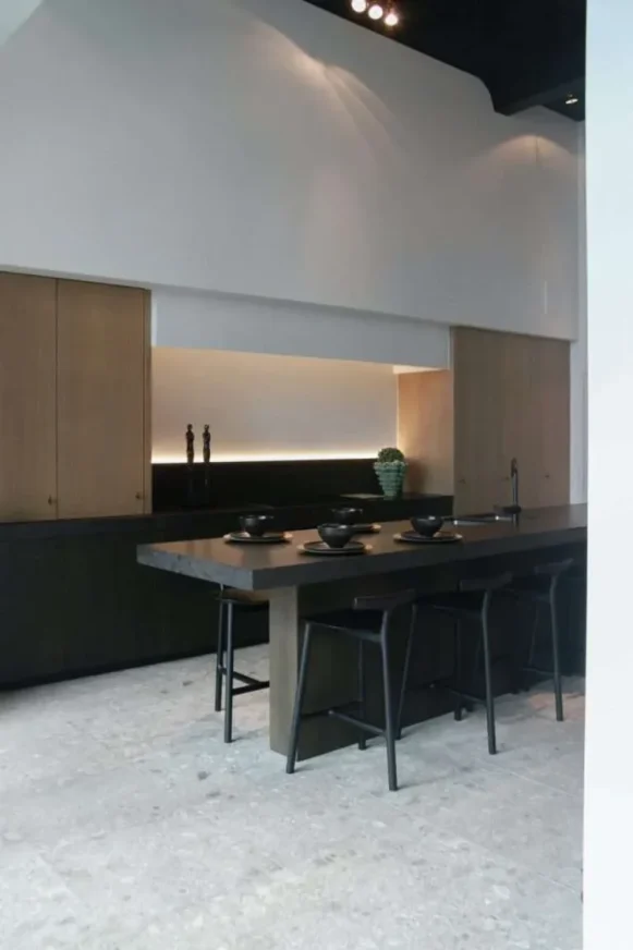 Professional kitchen fitters in Essex installing a bespoke fitted kitchen