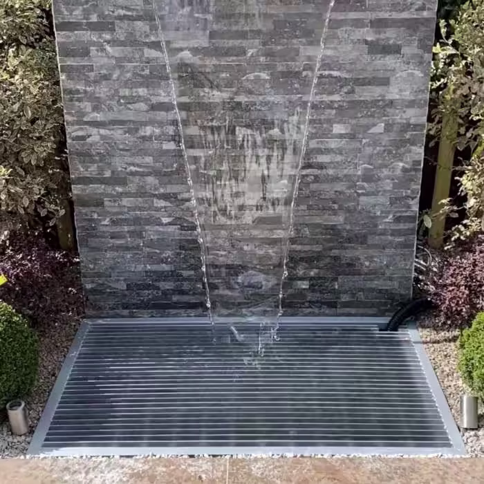 Hard landscaping and water feature installation completed in Essex.